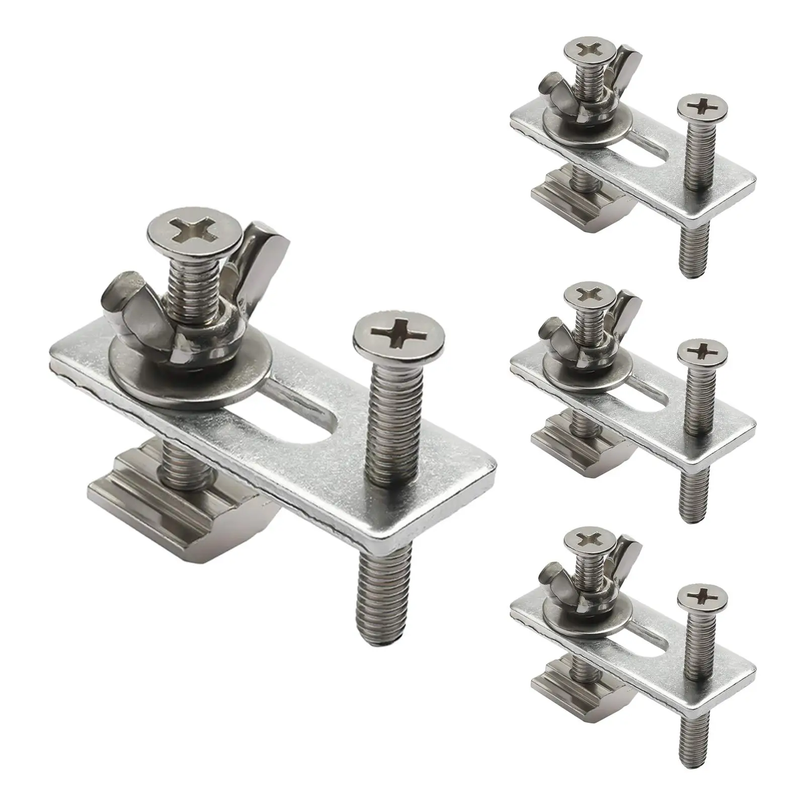 Engraving Machine Press Plate Clamp Durable Hardware Accessories 4Pcs for Metalworking CNC Woodworking Routers Panels