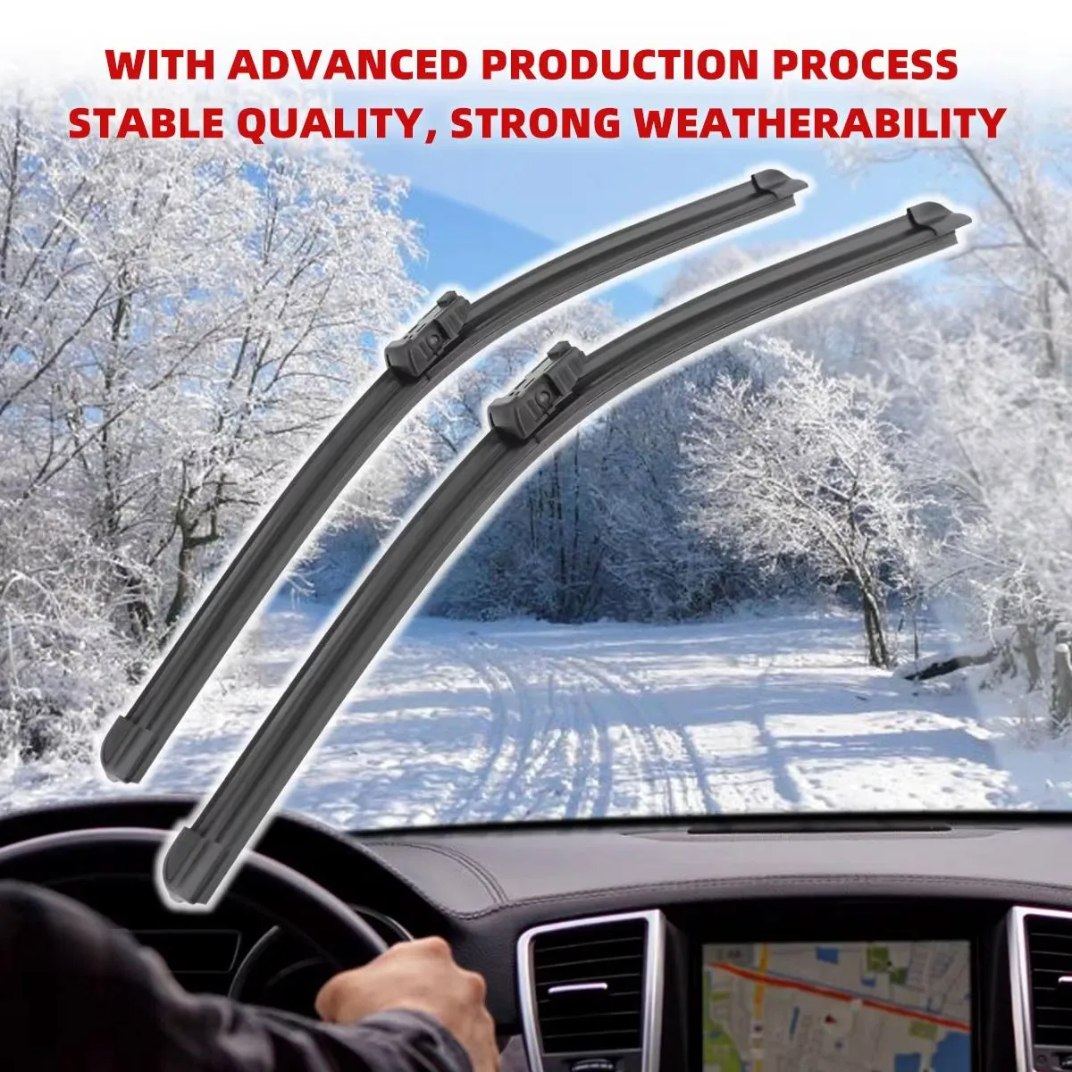PINMOAP Car Windshield Wiper Is Suitable For MG 4 EV MG Mulan EH32 2022-2024 24