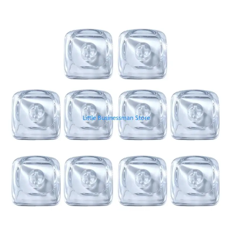 Mechanical Keyboard Keycaps in Blank Clear Set Raised Bump‌ Keycaps M76A