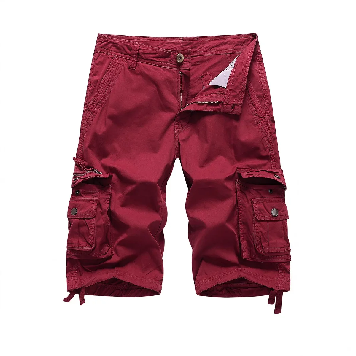 

Мужские шорты-карго большого размера с несколькими карманами и пятью точками среднего размера