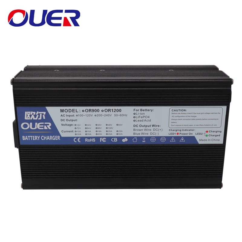 

54.75V 15A LiFePO4 Battery Charger Usd For 48V 15S LiFePO4 Battery Fast Charger