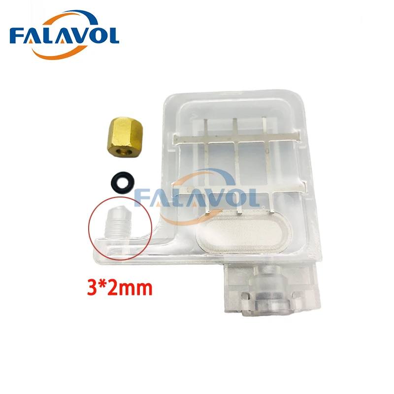 FALAVOL 10PCS  transparent DX5 big ink damper For Epson DX5 XP600 4720 i3200 5113 Print head Eco Solvent Printer Plotter