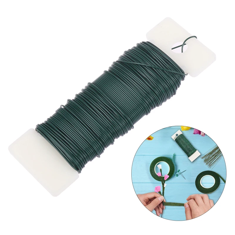 

1Roll Floral Wire Paddle Wire 22 Gauge Florist Wire Wreath Wire for Wreath Making Craft Floral Flower Arrangements Garland