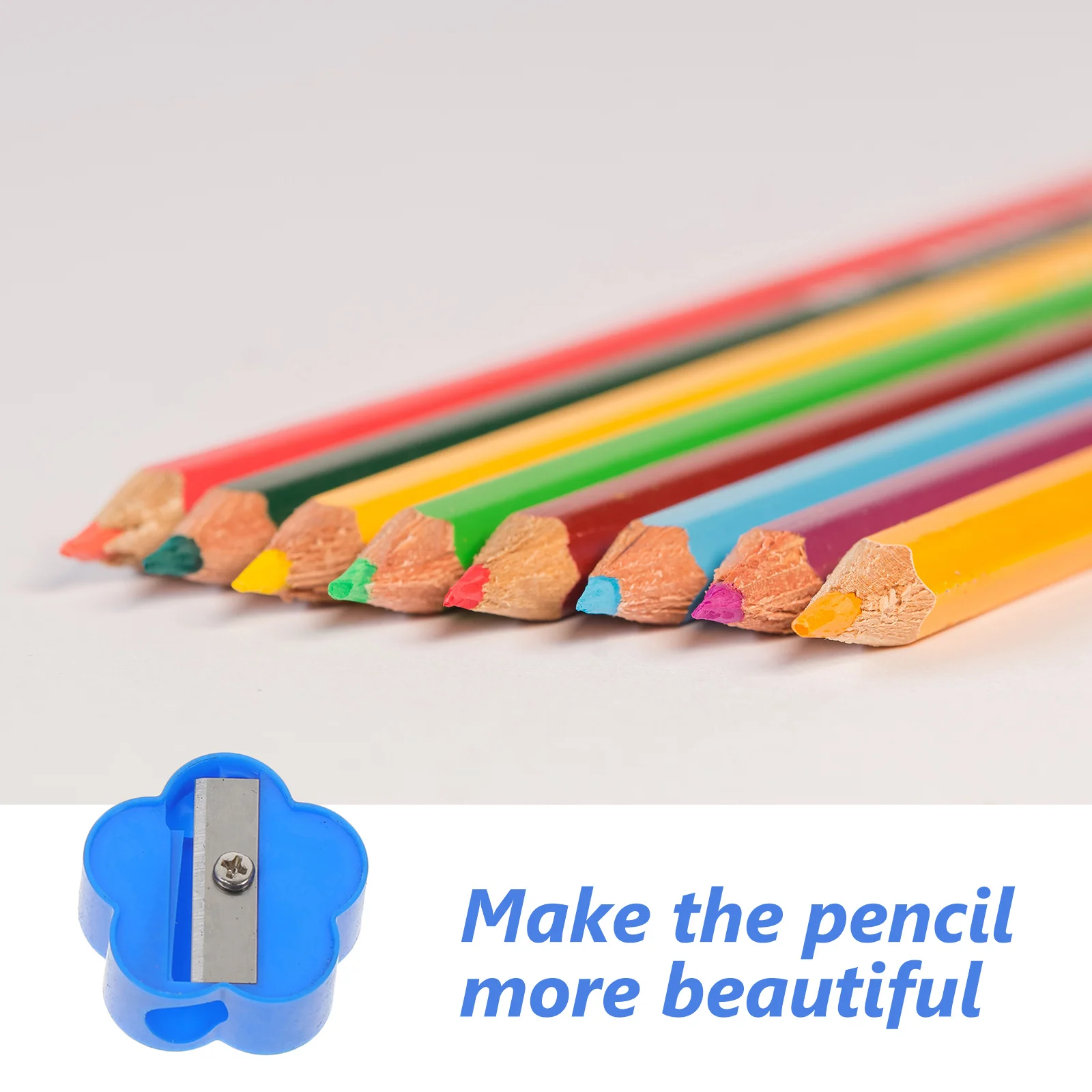 40 Stück tragbare Bleistiftspitzer, manuelle Kinder-Handspitzer für Schule, Künstler, Studenten, große bunte Kinder-Bleistiftspitzer