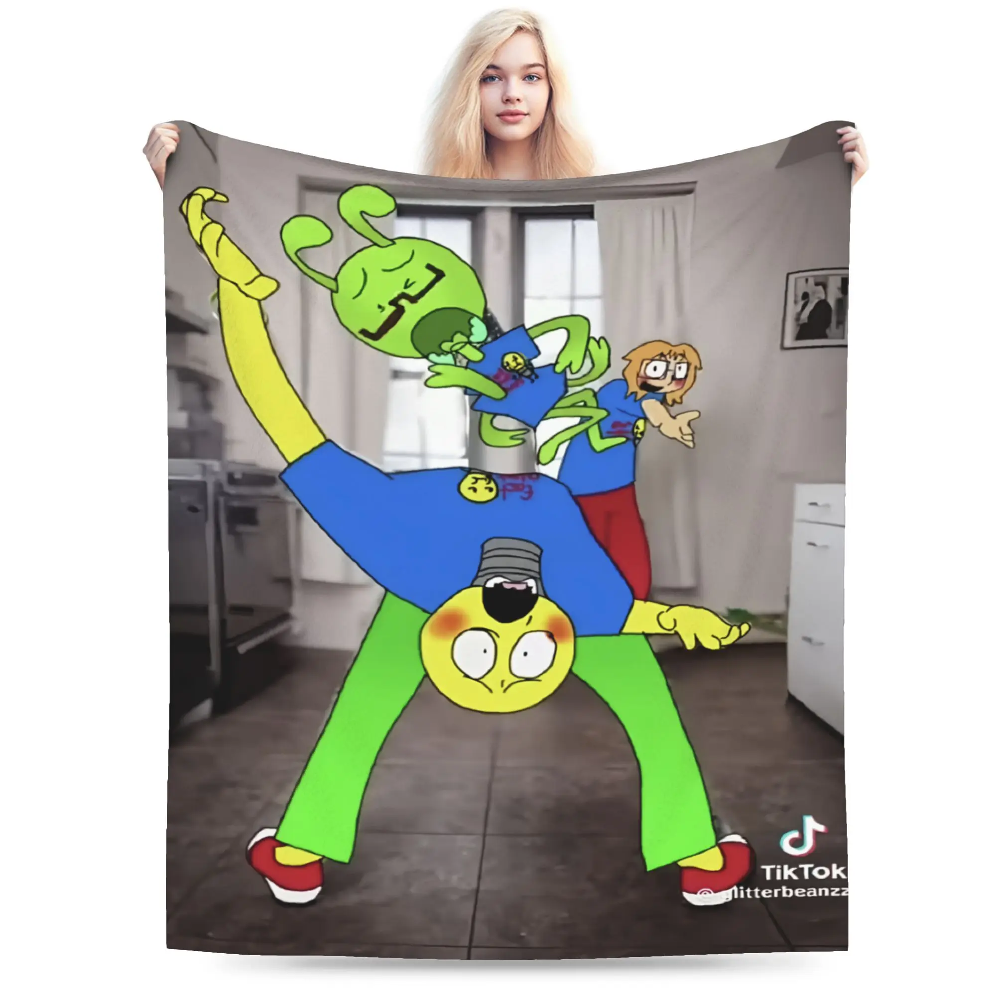 F-Fact A-Attack Adventures Blankets Super Soft Velvet Novelty Gift  Throw Blanket Plush Thin Quilt