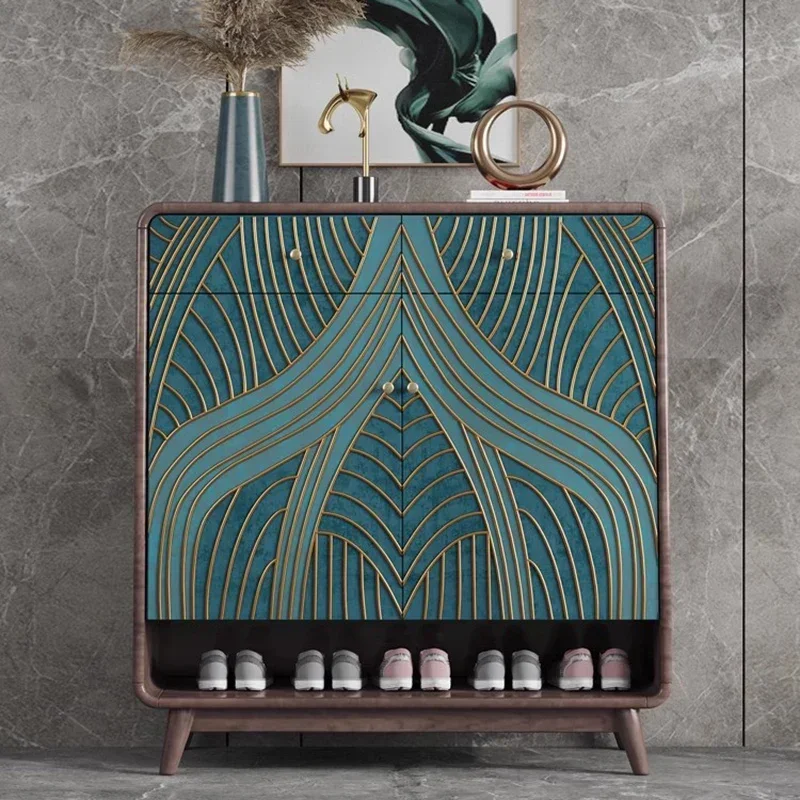 

Роскошные входные шкафы в стиле ретро, многофункциональный декоративный шкаф для гостиной, мебель премиум-класса для дома, шкафы De Salon FYLC