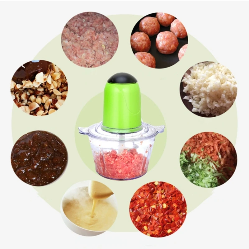M2EE Electric Food Choppers for meat Vegetables Stainless Steel   Grinder