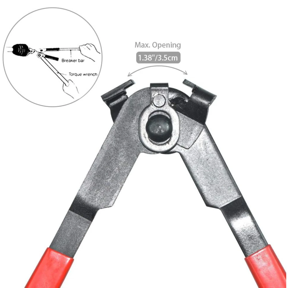 2pcs CV Joint Boot Clamp Pliers Set Hose Band Cut-off Pliers Car Banding Tool Kit