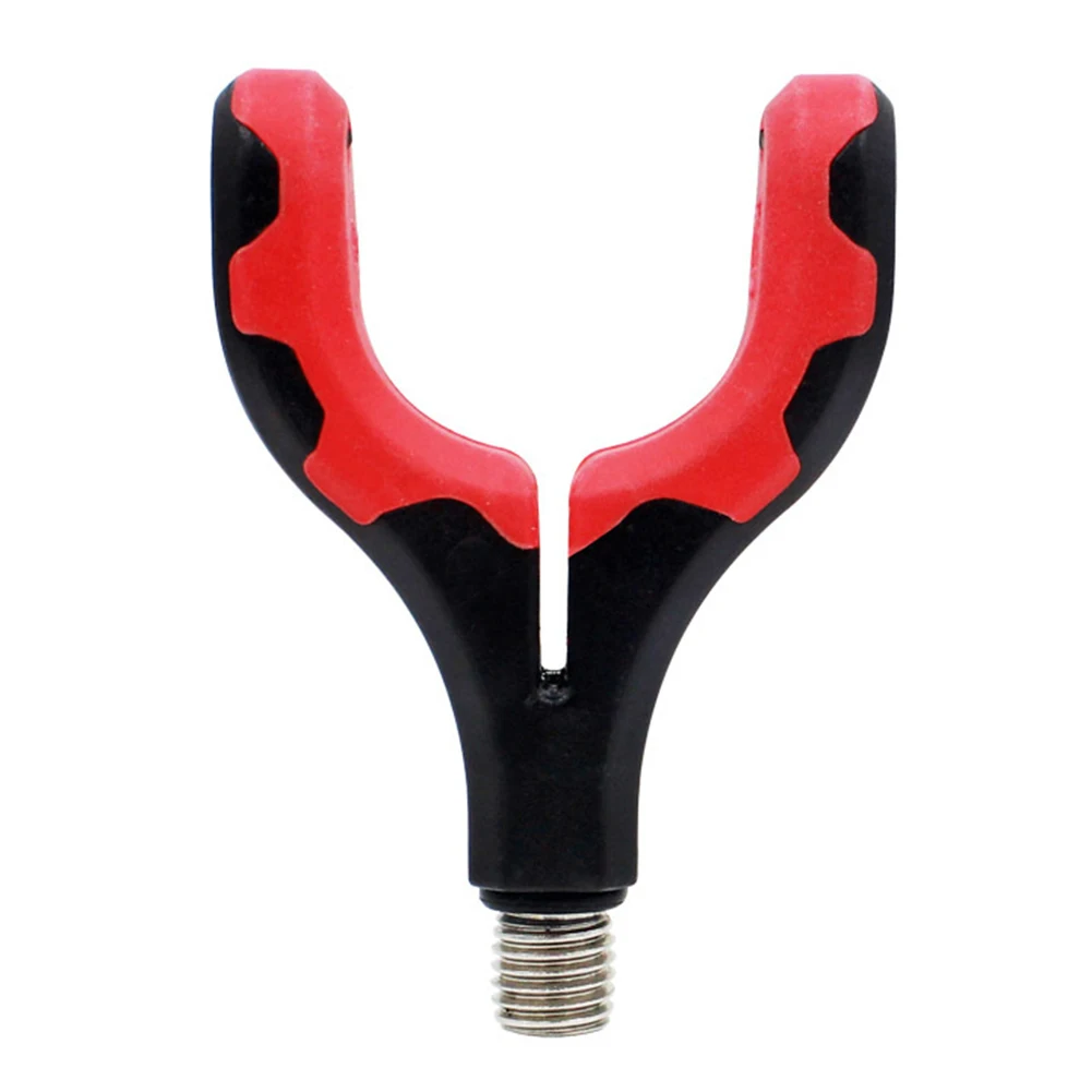 Carp Fishing Fishing Rod Holder Rod Rest Coarse Carp Fishing Tackle Gripper Rest Outer TPR Material 3/8 Thread Rod Holder Head