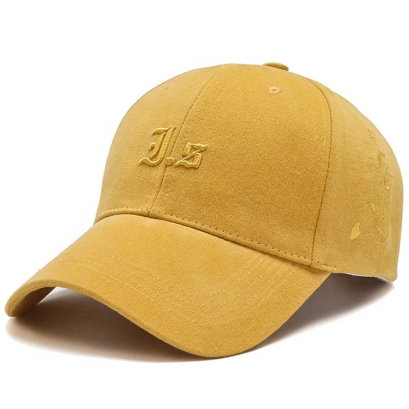 FS Stylish Yellow Orange Baseball Cap For Men High Quality Cotton Women Caps Summer Golf Hat Brand Designer Hats Casquette 2024