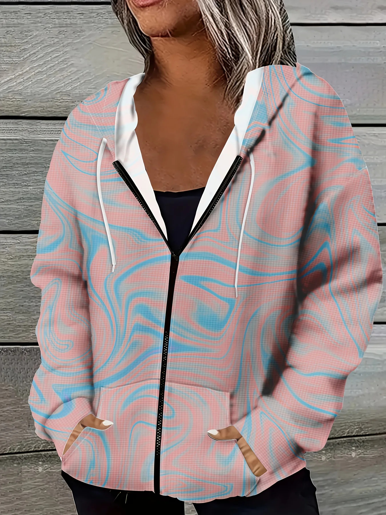 

Куртка с капюшоном и длинными рукавами для мужчин и женщин, повседневная уличная одежда, модный свитшот оверсайз, легкий, для весны, осени и зимы