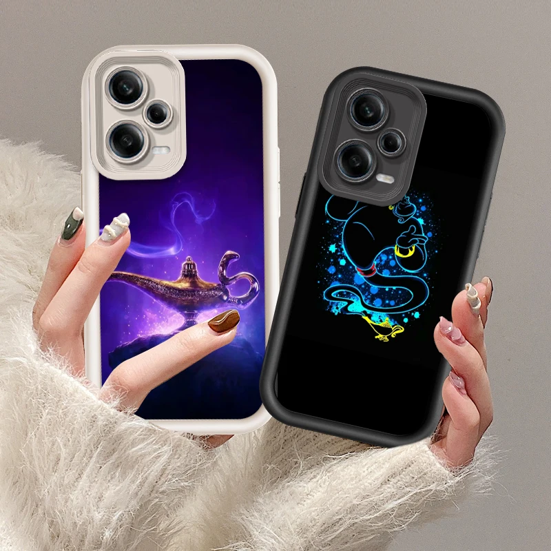 Disney Aladdin Jasmine Eye Ladder For Xiaomi Redmi Note 13 12 12C 11 11S 10 10C 10A 9C 9A Pro 5G Back Phone Case