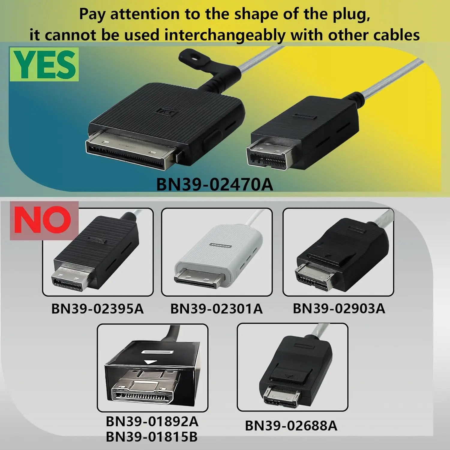 15M Extension Line VG-SOCR15 For Samsung QN55Q80RAF QN65Q80R QN75Q80R QN43LS03RAF QN55LS03RAF QN65LS03RAF XZA One Connect Cable