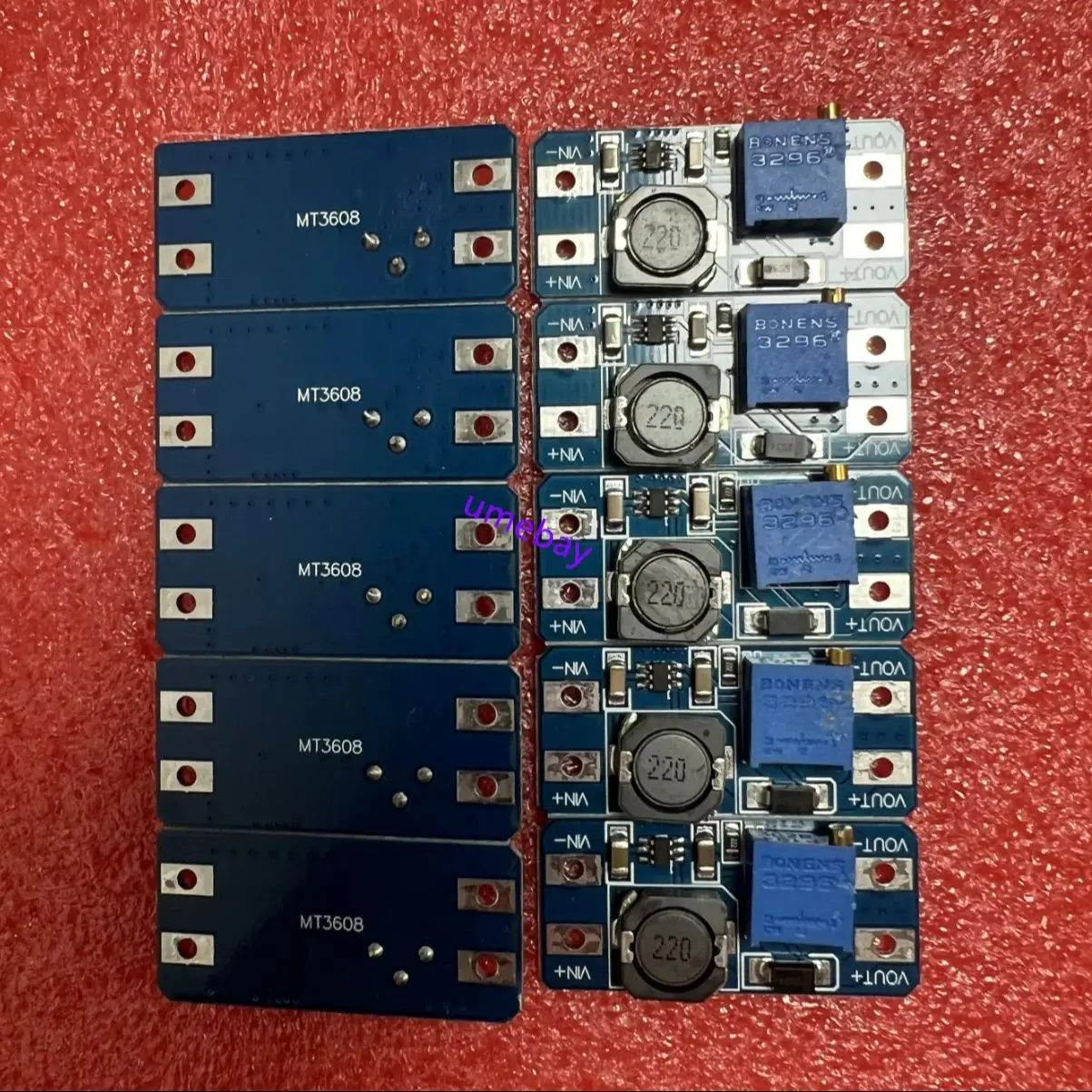 10 قطع، وحدة معززة MT3608 DC-DC 2A لوحة معززة جهد الإدخال 2-24 فولت حتى 5/9/12/-28 فولت قابل للتعديل #5