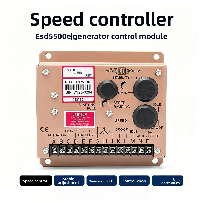 ESD5500E Electronic Speed Board, Unit Speed Controller, DC Electronic Governor