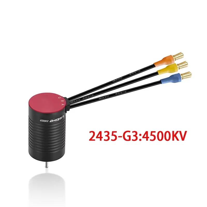 JABS-NEW 2435SL G3 Motor Para 1:18, 1:16 Carro de Controle Remoto Brushless ESC À Prova D 'Água 2-3S 2435-G3 Kit de Motor 2435SL G3