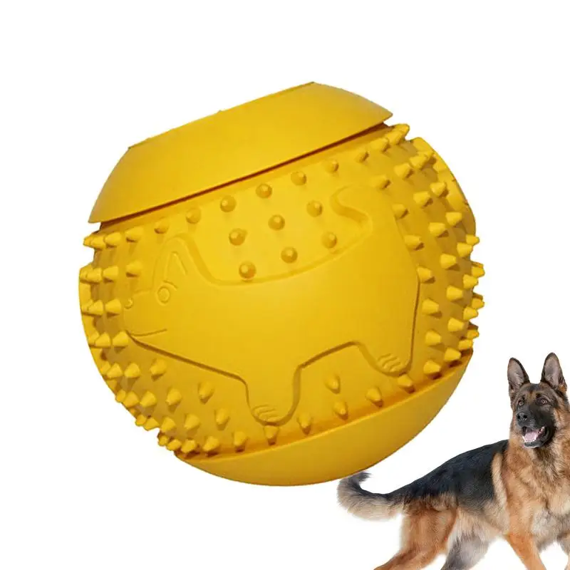 

Dog Treat Ball Treat Dispensing Dog Toys Interactive Dog Chew Toy Small Dog Puppy Toys Dog Teeth Cleaning Balls For pet Supplies