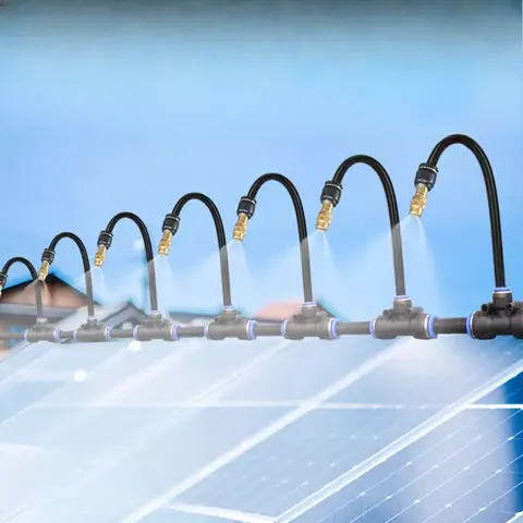 Timed Atomization Spray Cleaning System for Solar Panel Dust Removal Water Sprayer Eco-Friendly Automatic Cleaning Tool