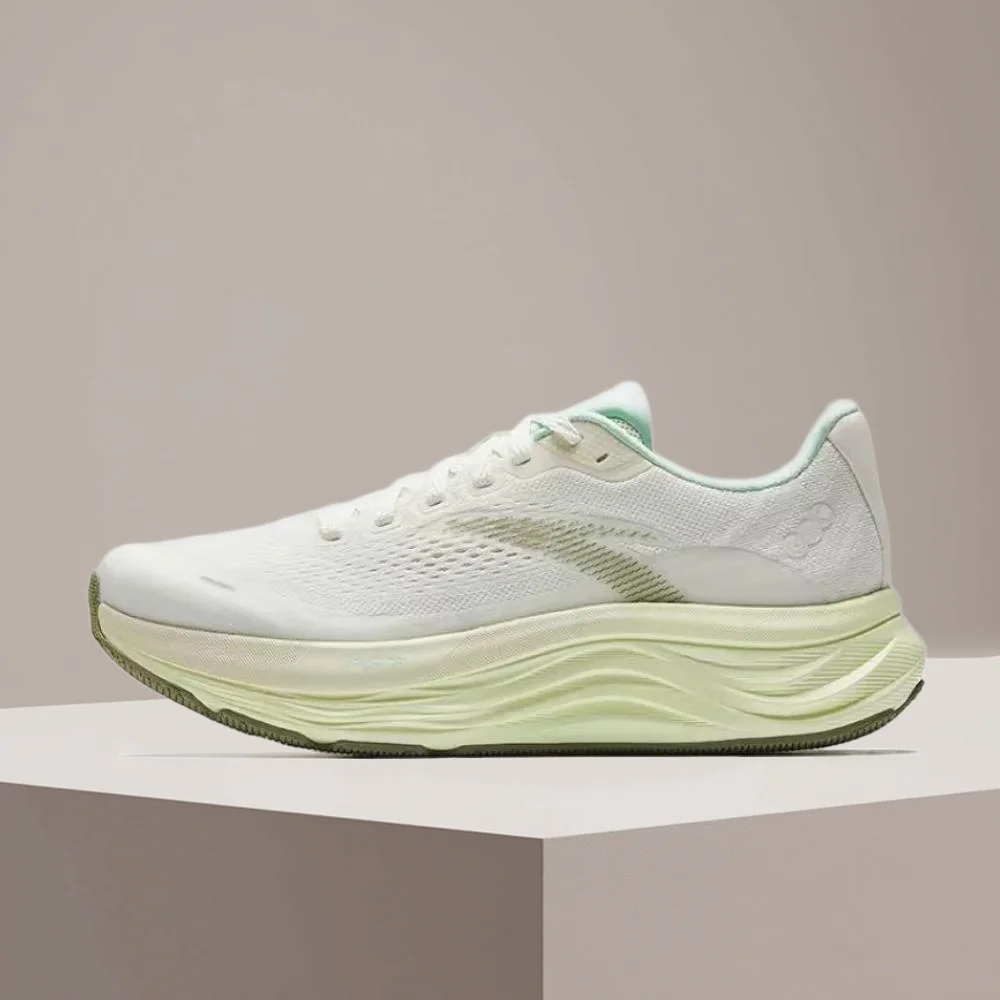 

Anta Travel Series Step 2 Women's Low-Top Fashionable Casual Running Shoes – Comfortable & Versatile, White/Green 122525546-1