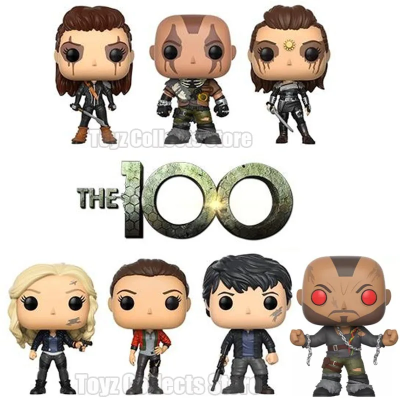 Funko Pop The 100 Clarke #438 Bellamy #439 Octavia #440 Lexa #442 Lincoln #443 Raven #441 Action Figure Toys Collectible Dolls