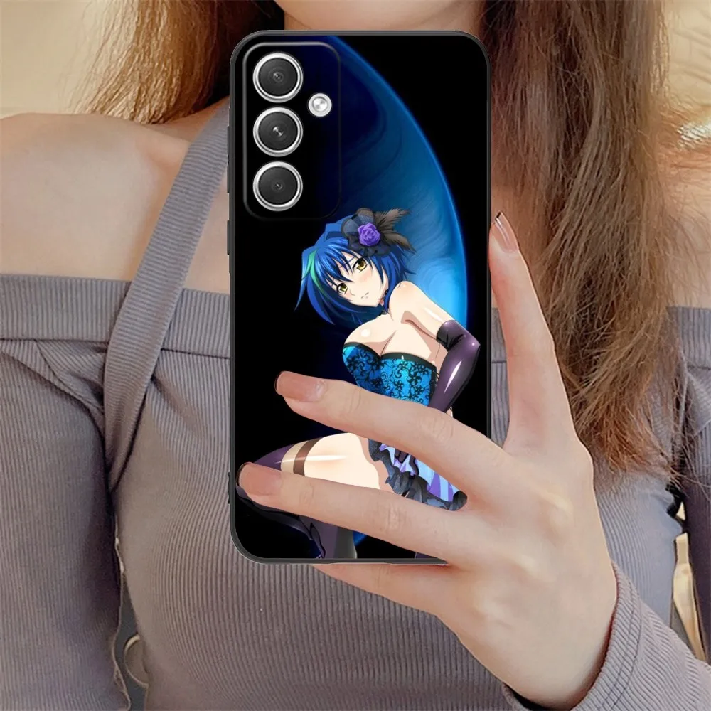 High School DXD Xenovia Cell Phone Case for Samsung Galaxy S24 S23 S22 S21 S10 S9 S8 Plus Ultra Black Soft Phone Cover Funda