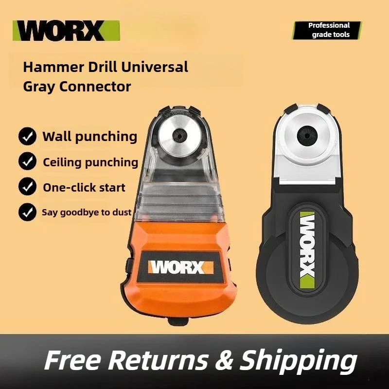 Original WORX Powerful Cleaner Dust Collect WA1602  Visual Dust Box USB Type C Univeral Electric Hammer Drill