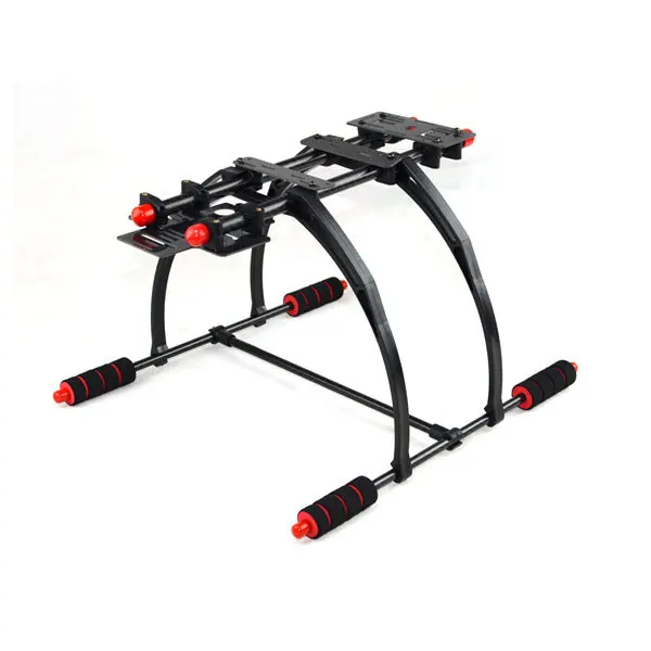 Easy-200 Multifunction FPV Tall Carbon Fiber Landing Gear Skid Set for RC Multicopters Balck