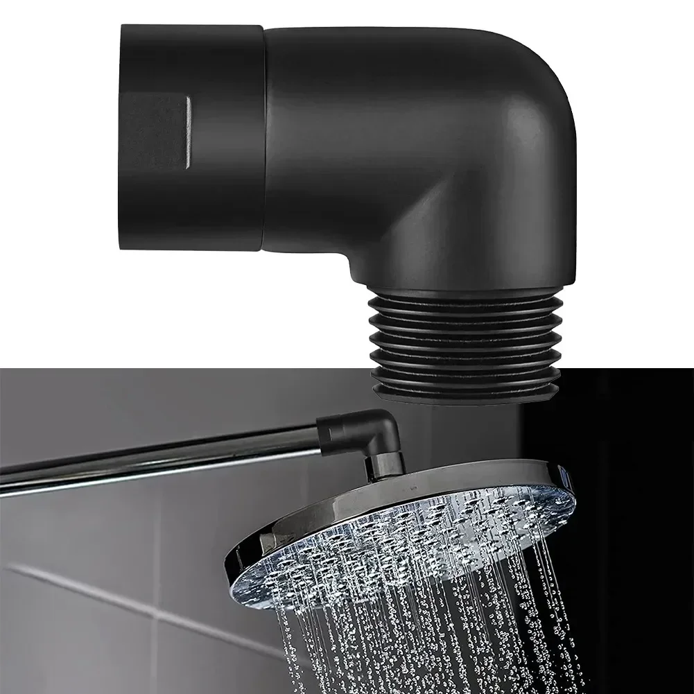 Shower Head Elbow Adapter Shower Arm Extension 90 Degree  Female And Male Bathroom Shower Head Accessories Home