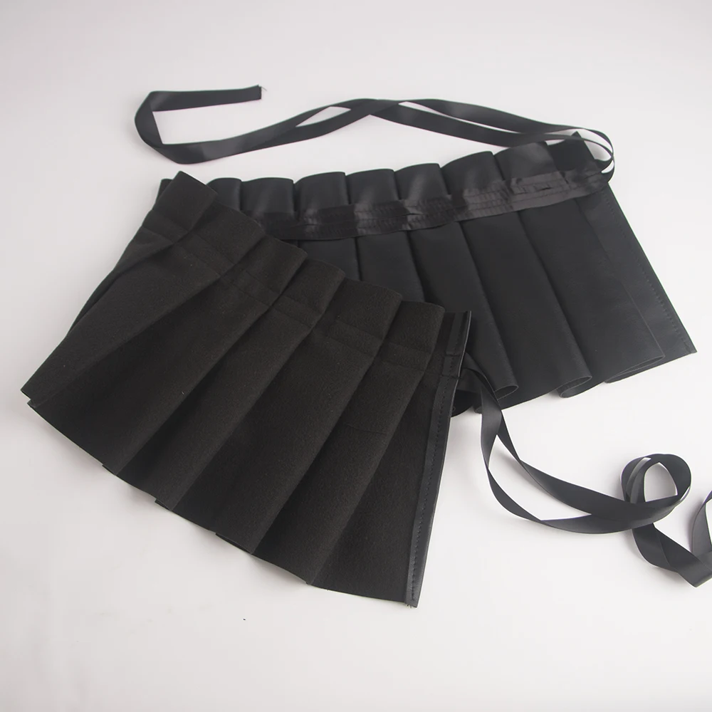 Falda plisada de cuerda con cinturón para mujer, ropa de abrigo con sello, faja decorativa de moda para mujer, faja de baile en pantalones