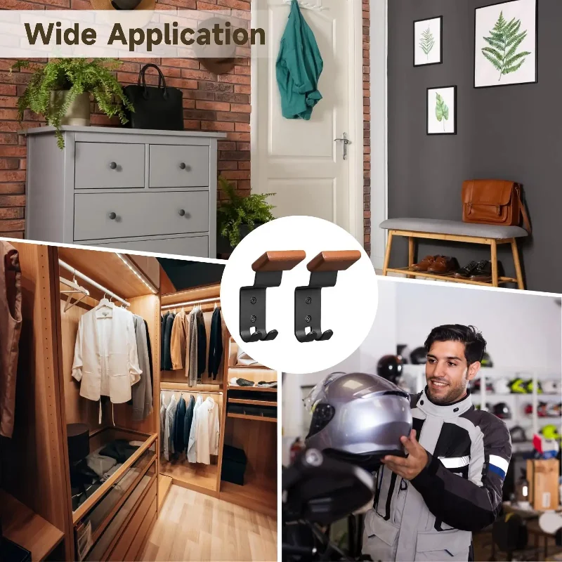 オートバイヘルメットホルダー壁掛けヘルメットハンガーフックオ - Motorcycle Gear Wall Mount のレビューと価格