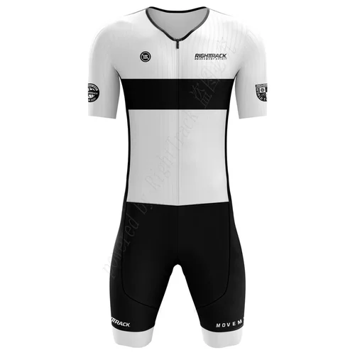 Traje de triatlón para hombre, traje de manga corta, colorido, rightytrack, natación, ciclismo, correr, Appare, Campeonato Mundial, nuevo