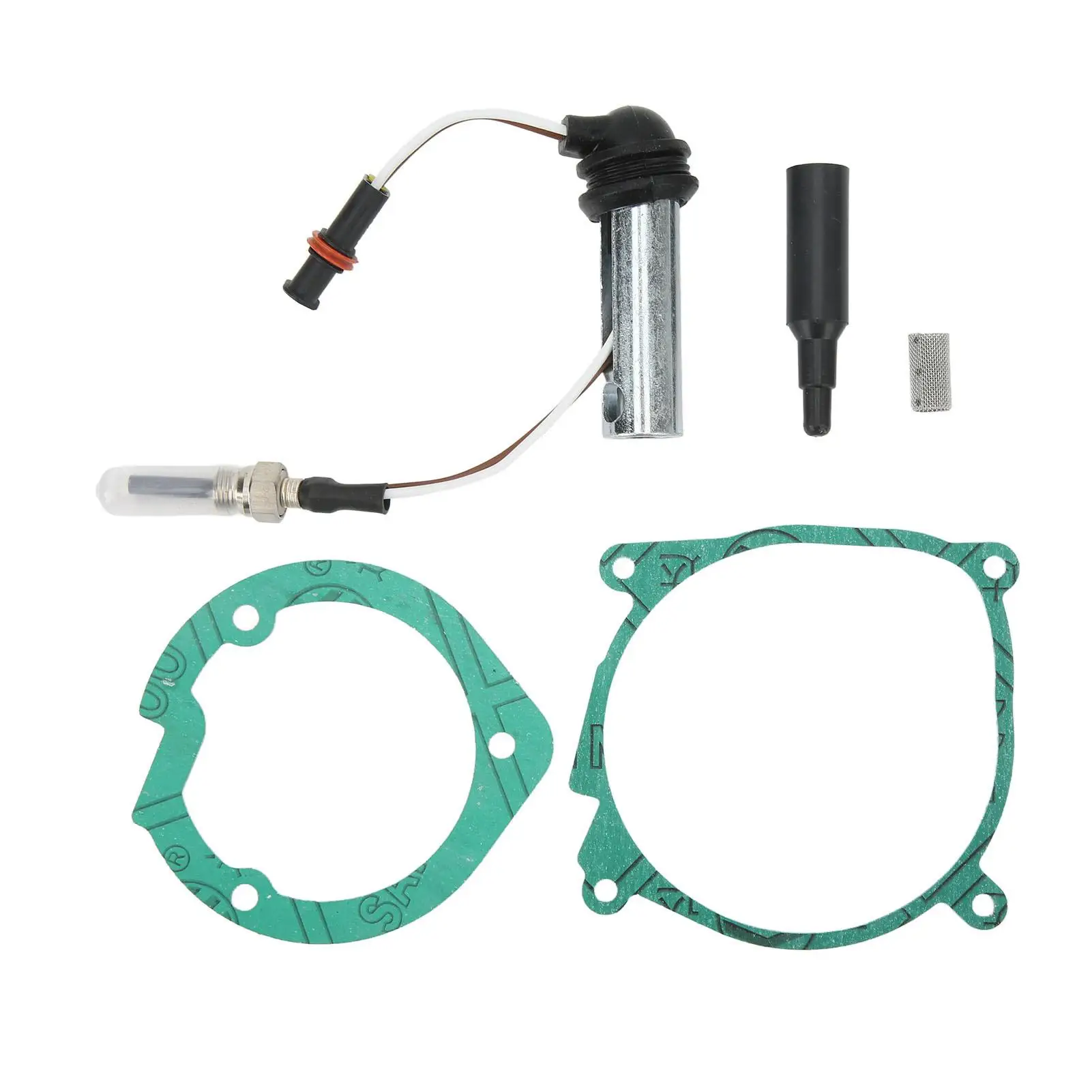 12V 2KW Parking Heater Plug Repair Kit - Durable Wear-Resistant Copper & Rubber for Efficient for air Heating