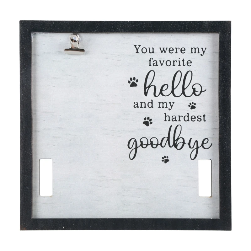 Pet Picture Frame Memorials Dog Memorials Sentiment Frame Collar Frame Remembrance Sympathy Gift for Loss Home Decoratio