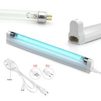 T5 UVC Tube Quartz Lamp UV Sterilizer Lamp Ozone Germicidal Light Bactericidal Ultraviolet Lamp Disinfection Deodor AC 220V 110V