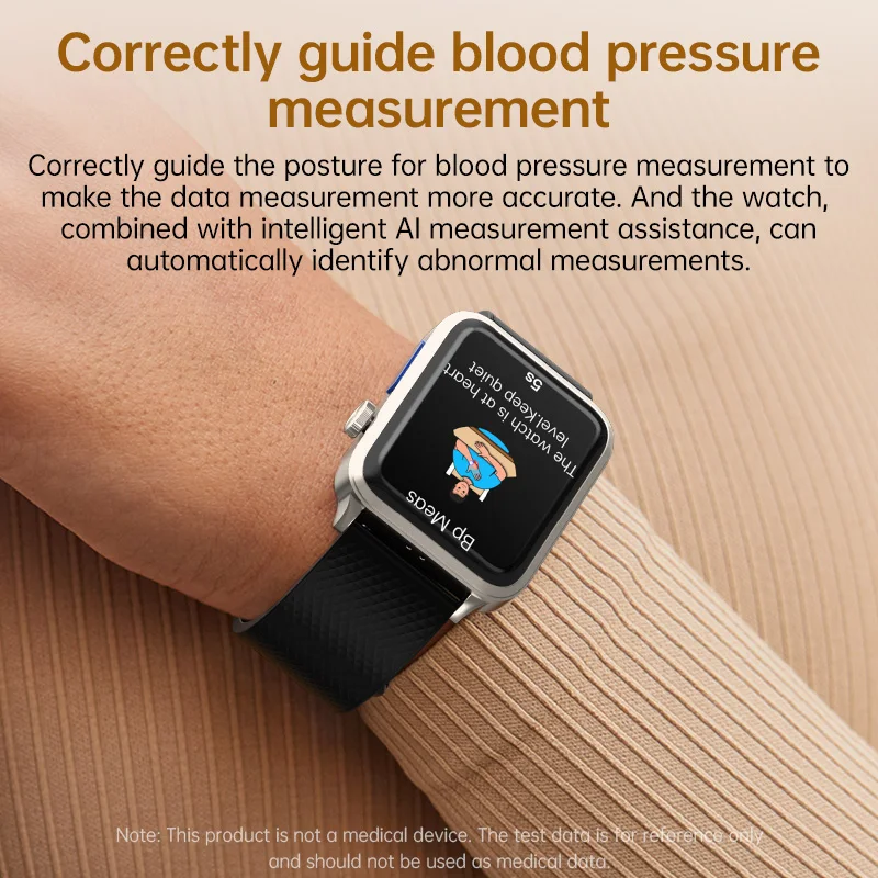 جديد P300 وسادة هوائية لمراقبة ضغط الدم Smartwatch ECG الأكسجين في الدم قياس درجة حرارة الجسم جهاز تعقب للياقة البدنية ساعة