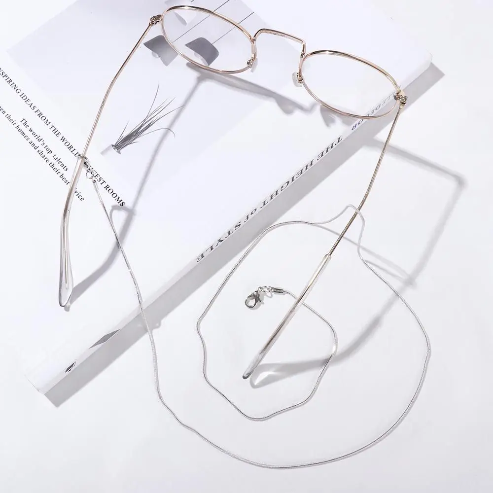 

Lanyard Fashion For Women Metal Eyewear Jewelry Beads Mask Cord Holders Pearl Chain Face Mask Necklace Reading Glasses Chain