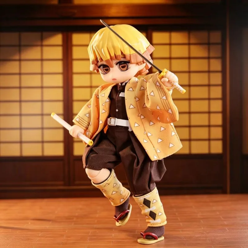 【 In Stock 】 Demon Slayer Blade Small 8 Minutes Mobile BJD Handheld Charcoal Jiro You Bean My Wife Shanyi Brave Dress Up GIFT