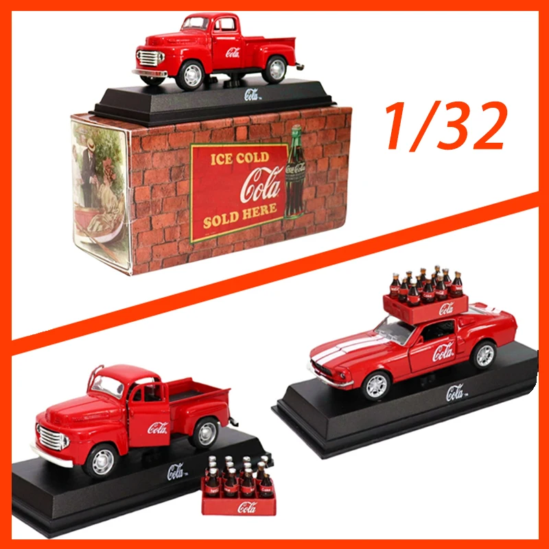 Pressofuso In Lega 1/32 1950 Mustang/Pickup Truck Modello di Auto Classici Regalo di Souvenir Giocattolo Display Statico Bar Decorazione