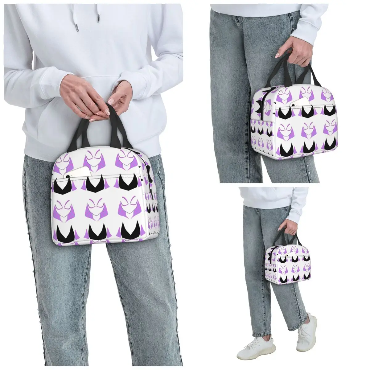 Gwen Stacy Spider Superior Version Insulated Lunch Bag for Women Office Cooler Thermal Food Box Tote Lunch Boxes Container