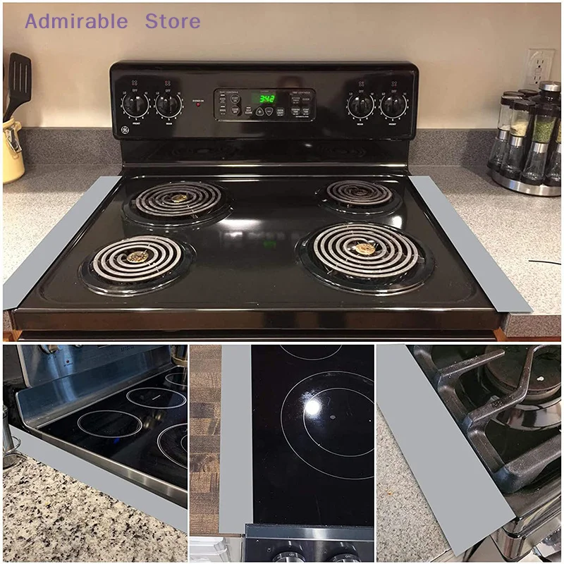 [W]Stove Counter  Cover T-Shaped Silicone Rubber Strip For Kitchen Oil-Gas Slit Filler Heat Resistant Mat Oil Dust Water Seal