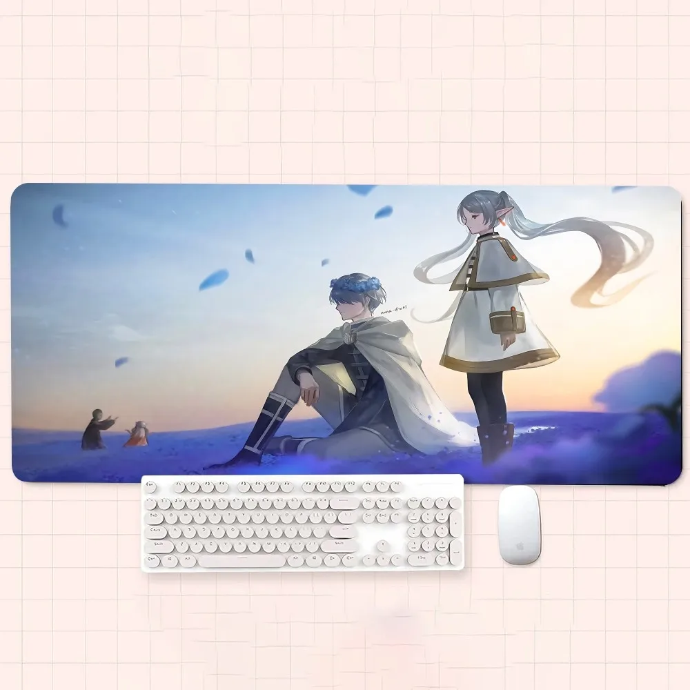 Anime Frieren Beyond Journey's End Mousepad New Arrivals Large Gaming Mousepad L XL XXL Gamer Mouse Pad Size For Keyboards Mat