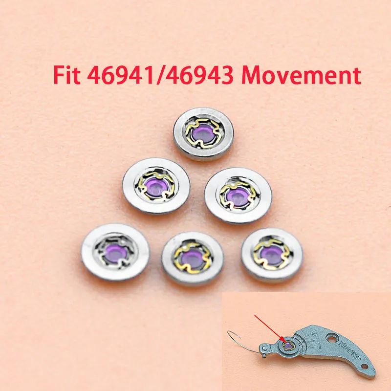 46941 46943 Movement Accessories Shock Absorbers Replacement Spare Parts For Oriental Double Lion Watch Pendulum Splint Parts