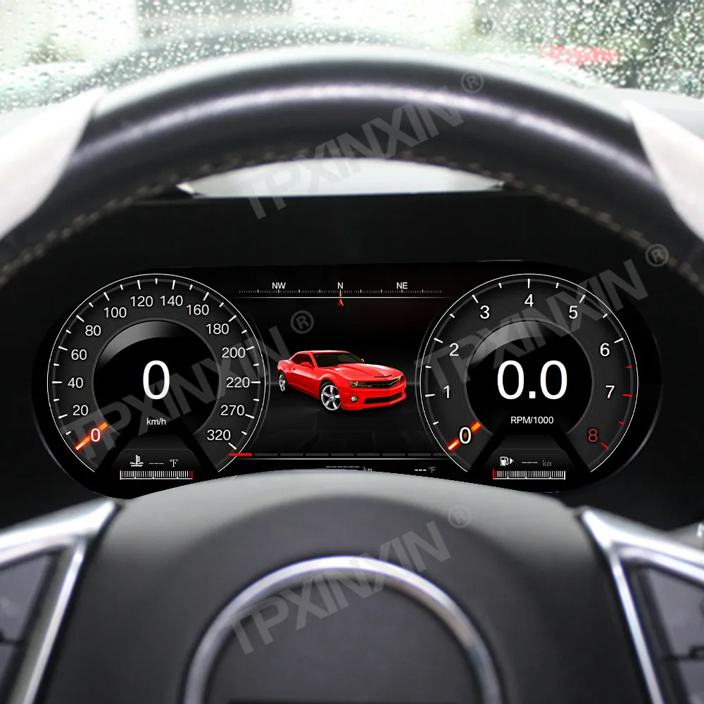 

12.3 Inch HD For Chevrolet Camaro 2015-2023 Digital LCD Instrument Cluster Technological Odometer Speedometer Auto Accessories