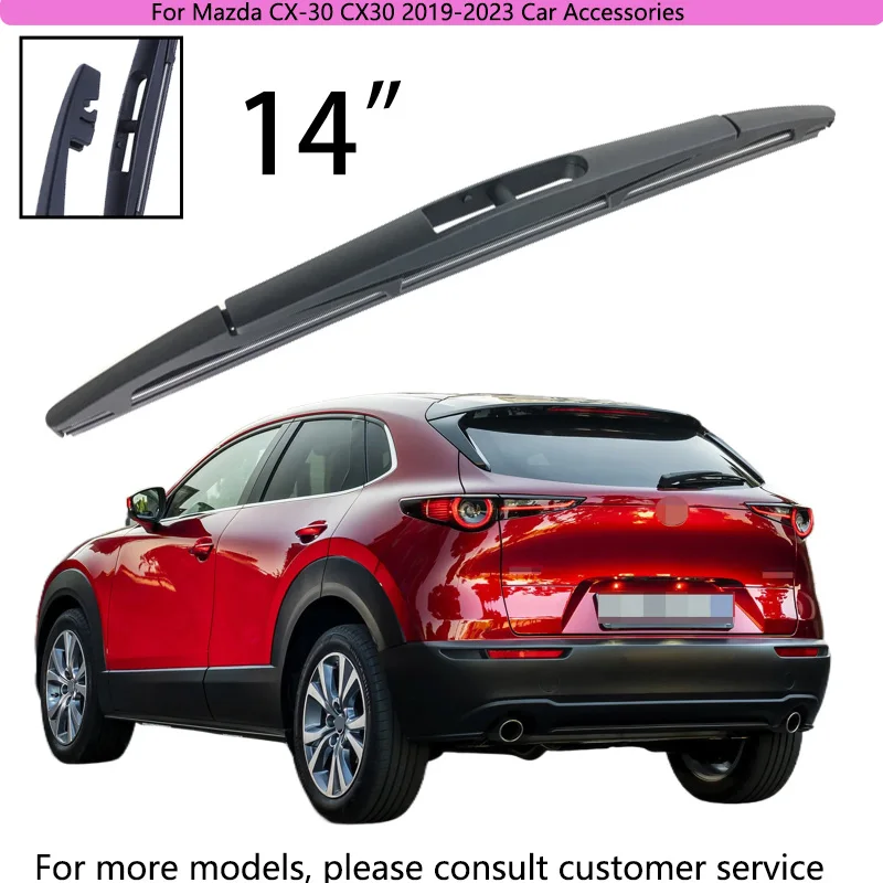 

For Mazda CX-30 CX30 2019-2023 Car Accessories 14" Rear Windshield Windscreen Washer Wiper Blade