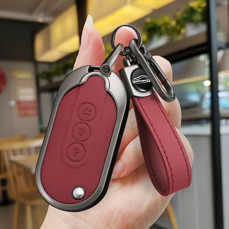 

Zinc Alloy CarRemote Key Case Cover Protect Shell Bag For Wuling Hongguang Baojun 560 Rs-5 530 630 730 310 E100 310W 510 730 360