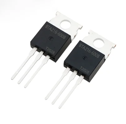 

5Pcs BTA216-600B BTA216 Thyristor TO-220 16A/600V DIP Triac Large Chip