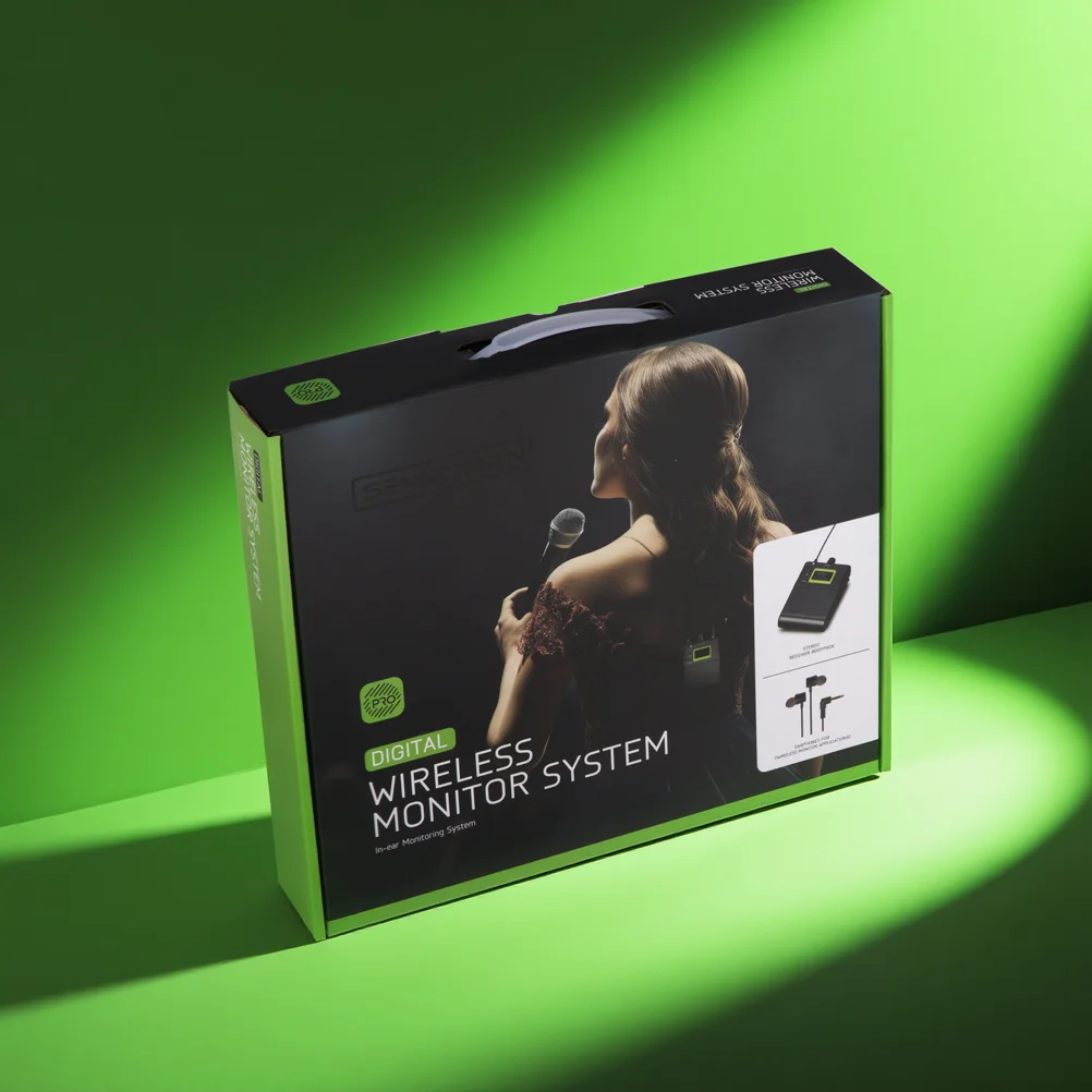Senboran WM1000 système de surveillance sans fil intra-auriculaire équipement de surveillance stéréo professionnel accompagnement de bande de performance sur scène