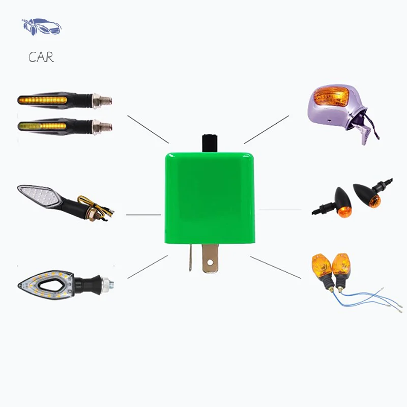 

Реле поворота, указатель поворота, для скутеров и мотоциклов, 2 контакта, Регулируемая частота, 12 В