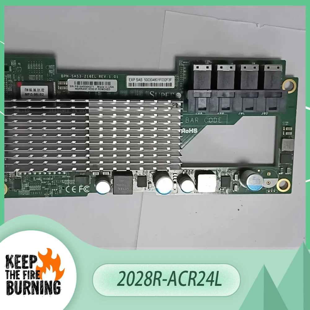 BPN-SAS3-216EB EL1 For Supermicro 2028R-ACR24L 12GB SAS Expansion Card