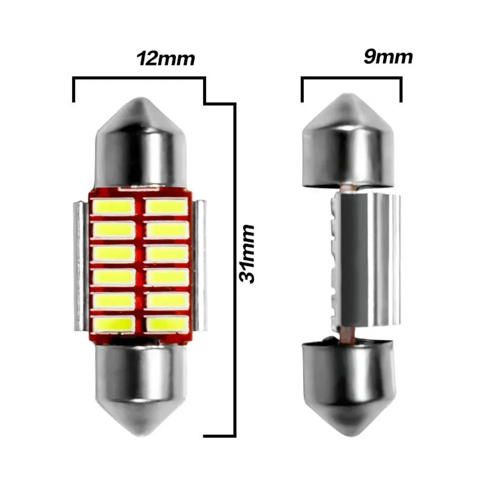 

Lamp Car lights 6500 Doom Interior LED Parts Reading 12V 1pcs 36MM Accessories Auto Bulb Replacement Practical